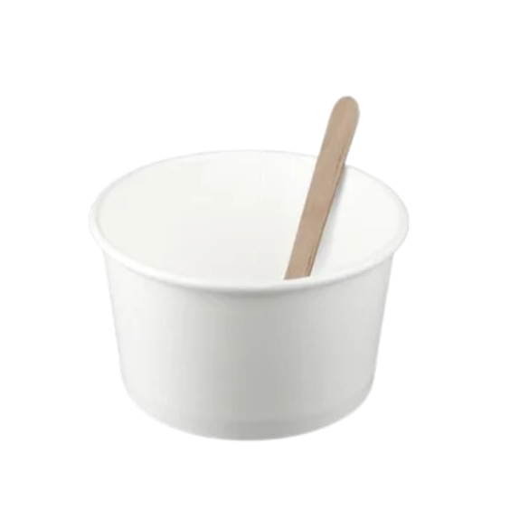 Gobelet Glace 1 Boule – Cartonné 9 cl / 3 oz