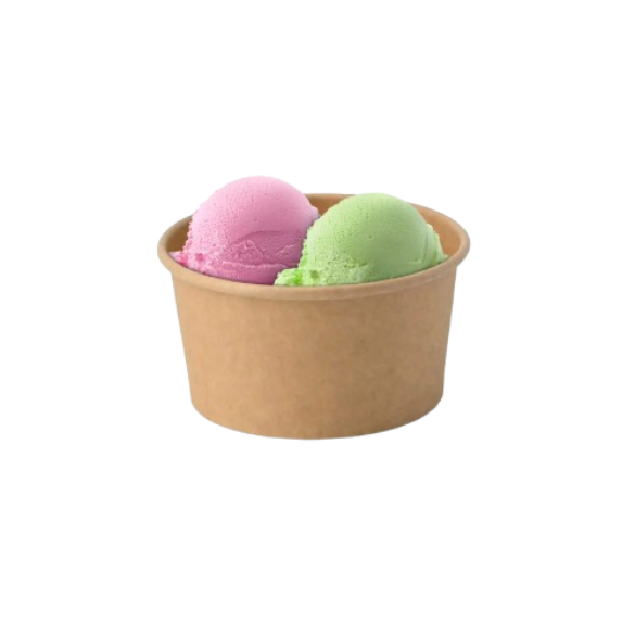 Gobelet Glace 2 Boules – Cartonné 15 cl / 5 oz