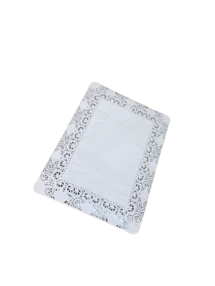 Papier dentelle rectangulaire